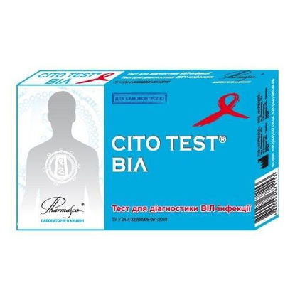 Фото Cito Test (Сито Тест)ВИЧ Тест для диагностики ВИЧ-инфекции